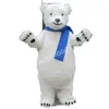 polar bear Mascot Costumes High quality Cartoon Character Outfit Suit Halloween Outdoor Theme Party Adults Unisex Dress