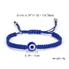 Blue Evil Eye Charm Charm Chains Rope Chains للنساء للنساء سلحفاة الفيل Hamsa Hand Charm Red String Bangle المجوهرات