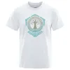 Men's T-Shirts Yggdrasil T Shirt World Tree Men Tops Fashion Pattern Tee 2022 Summer Cotton T-Shirt Odin Aesir Nordic Mythology TshirtMen's