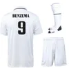 Benzema Men Football Kit 2022 2023 Soccer Jersey Shorts Socks Vini Jr Camaveringa Tchouameni Alaba Hazard Modric