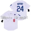 KOB 1969 Pilots de Seattle Jim Bouton Jerseys 24 Deion Sanders Rouge Blanc Bleu Vintage Retro Baseball Jerseys