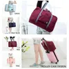 Outdoor Bags Nylon Foldable Gym Large Capacity Women Fitness Yoga Duffle Bag Training Travel Handbag Portable Storage