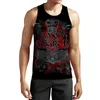 Jumeast Canotte da uomo Gilet stampato 3D Amon Amarth Oversize Creativo Streetwear T-shirt senza maniche estive per donna Sport Pullove 220622