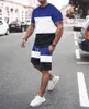 Summer Love Shorts Heren/Dames Shorts 3D-printen Sportkleding Pak Grappige broek Shorts T-shirt pak set Grafische kleding 220726