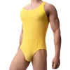 Body Shapers pour hommes Patchwork Bodys Hommes Haute Élasticité Une pièce Justaucorps pour hommes Slim Building Singlet Lingerie Sous-vêtements pour hommes