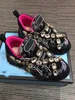 Luxurys Designer hochwertige Schuhe Frauen Ophidia Leder Mode Marmont Taschen Echtes Lederbaus Paar Turnschuhe Schmuck Crossover Coole Kletterschuhe
