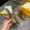 Women Dress Shoes 2022 Top Luxury Designer Women's shoes Real Leather Shaped heel fashion high heels big size 35-42 With box