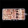 60PCS Copper Circular Splice Terminal Battery Cable Wire Naked Connector OT Open Ring Copper Lugs