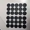 Round Black Rubber Coaster Pad Self Adhesive Cup Bottom Stickers For 15oz 20oz 30oz Tumblers Protective Non-slip Pads sxm22