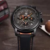 Armbanduhren 2022 Sport Männer Quarz Armbanduhr Luxus Leder Militär Uhren 50ATM Wasserdichte Mode Uhr Für Reloj HombreArmbanduhren