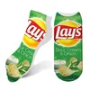 Kawaii Sweet Summer Women's Socks Funny Art Socks Color Potato Chips Cotton Sock For Girl Meias Short Socks Women Printed 6s-D24 T200916