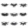 27mm Fluffy Eyelashes Mink Hair 5D False Eyelashes Stage Makeup Long Thick Curling Multilayerl 3D Eyelash Wholesale