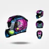 Jiekai casque moto hommes et femmes racing casque intégral casque de moto tout-terrain288o