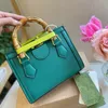 Mini designer handbags new Diana bamboo Bag Vintage exquisite lady Shopper handbag leisure party crossbody Shoulder Bag luxury Wallet Gift Box dustproof bags 20cm