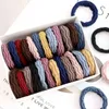 Kvinnor band flickor elastiska gummiband sötsaker slips uppsättning tillbehör scrunchie huvudband för barn hår prydnad AA220323