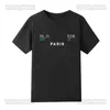 Digner Summer Port Fashion Balman Классическая футболка с короткими рукавами Paris Letter Printed T Shirt Мужские и женские пары Свободные футболки High Street