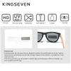 Kingseven Women039S Glasses天然ブビンガヤングラスグラスメンズ偏光ファッションサンオリジナルウッドソル2204075103713