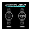 Montres-bracelets Mode Femmes Montre Numérique De Luxe En Acier Inoxydable Simple Quartz Montres Femmes Robe Montre-Bracelet Date LED Affichage Wa