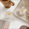 Hair Clips Barrettes Ins Nieuwe stijl Fashion White Flower Marmering Klauwen Dhndg