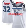 Высочайшее качество мужчины Minnesotatimberwolves Kevin Garnett 21 город 32 32 старинные сшитые белые черные синие баскетбольные майки короткие дышащие S-2XL