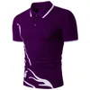 Polo d'été hommes à manches courtes décontracté Slim couleur unie Polo shirt anti-rétrécissement à séchage rapide loisirs de plein air POLO 220608