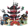 Nouveau 2021 Temple d'Airjitzu Ninjagoes blocs de construction briques compatibles classique Ninjagoe modèle briques bricolage jouets pour enfants cadeau X0503188C