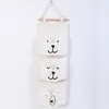 Storage Bags Cute Dog Wall Bedroom Door Panel Underwear Bra Socks Storage Organizer