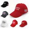 選挙ドナルドトランプのスローガンはアメリカを再び偉大にし続けるマガキャップ調整可能な野球帽子通り通気性アイレット