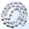 Wojiaer sin materiales magnéticos Hematite Stone Ghost Beads 8x10 mm para joyas de bricolaje para el collar BL307