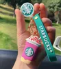 Birthday Party Gift Starbucks Keychain Chain Headphone Protective Case Cover Ornament Alloy Metal Pendant Wholesale