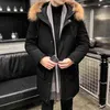 Winter Jacket Men Fur Collar Parka Cotton Lined Thicken Outdoor Male Warm Large Pockets M-4Xl Clothing L220726