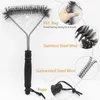 Гриль для барбекю BBQ Clean Tool Accessories Accessories из нержавеющей стали. Компания без прижигания чистящие щетки 220813