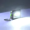 Мини -светодиодный фонарик факел наружный освещение ключи цепь каждый день перевозит фонарики для ключей на открытом воздухе на открытом воздухе велосипедный велосипедный крючок крюк