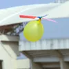 Festa material engraçado som voando balão helicóptero ufo crianças crianças brincam voando brinquedo bola ao ar livre auto-combinado balões