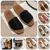 Najnowsze markowe drzewne kapcie Slipper Roman Women Womens for Sandals Sandal para szerokie płaskie płótno ślizgowe płaskie Moles skóra Sole Casual Tabing Lady