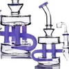 Oil Burner Glass Bong Duck Hookah Bubber Water Pipe Concentrate Dab Rigs with 14 mm joint glass banger