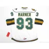 UF сшитый на заказ Marner 93 London Knights OHL White CCM Premier 7185 Hockey Stitch Добавить любое число любое имя Mens Hockey Jersey XS-6XL