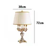 Luxury Crystal table lamp modern living room bedroom bedside lamp fashion Hotel decor Desk Light