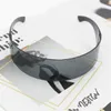 Sunglasses Future Warrior Rimless Retro Sun Glasses Multicolor Punk UV Protection Eyewear Vintage Gothic Steampunk Party GlassesSu1012130
