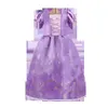 Criança vestido de princesa menina verão fantasia festa roupas rapunzel belle bela adormecida natal carnaval costume5155561