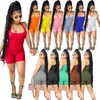 2023 Summer Womens Jumpsuits Designer Slim Sexy Sleeveless Vest Short Rompers Fashion Mini Bodysuit Pit Rib Jumpsuit