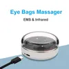 Ansiktsvårdsenheter EMS Eye Massager Electric Red Light Heat Pads Dark Circles BAG Borttagning Anti Wrinkle Puffiness Relief Relax Tools 0727