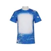 Großhandel für Sublimation, gebleichte Hemden, Wärmeübertragung, leeres, gebleichtes Hemd, gebleichte Polyester-T-Shirts, Partyzubehör für US-Männer und Frauen