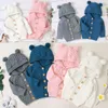 Giacche Cute Ear Toddler Ragazzi Ragazze Bambini Maglione per bambini Cappotto caldo in maglia con cappuccio Capispalla 220826