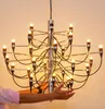 Sommarfrukter LED -ljuskrona lampa italienska hängande lampor kök vardagsrum dekoration enkel dimmerhänge