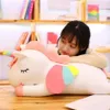 Creative Plush Toys Large Lying Unicorn Doll Comfortable Pillow Children's Gift Kawaii Decompression For Child Birthday312Z253I