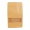 Coffee beans Bread biscuit package bags spot octagonal packing bag tea snacks kraft paper custom food grade material