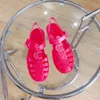 2022 Top Luxury Designer Logo-Embossed Rubber Jelly Flat Sandals Slipper Shoes