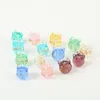 Autres fleurs fraîches de Linglan Sables de Lanling Perles de verre Glaçure colorée Fait à la main Vieux petits pétales Edwi22
