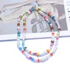 Chokers Fashion Irregular Acrylic Beads Pearls Handmade Necklaces Women Jewelry Kids DIY Statement Charm Necklace AccessoriesChokers